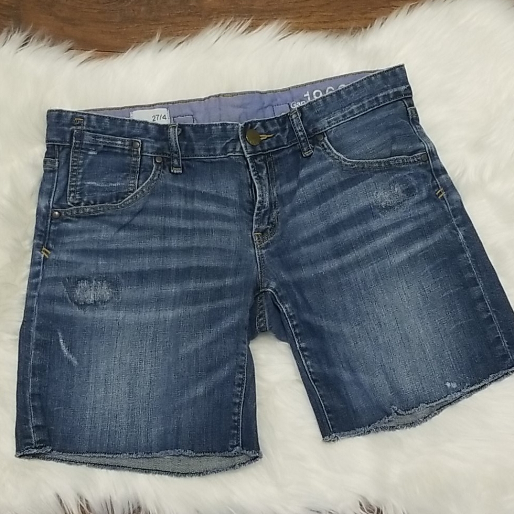 Denim shorts
